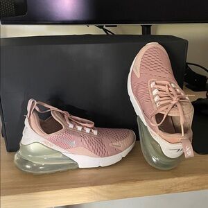 Nike Women’s Air Max 270 React Pink/White Athletic Sneakers